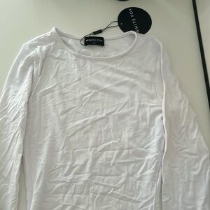 White Fox Only For Tonight Long Sleeve Top - XS - White